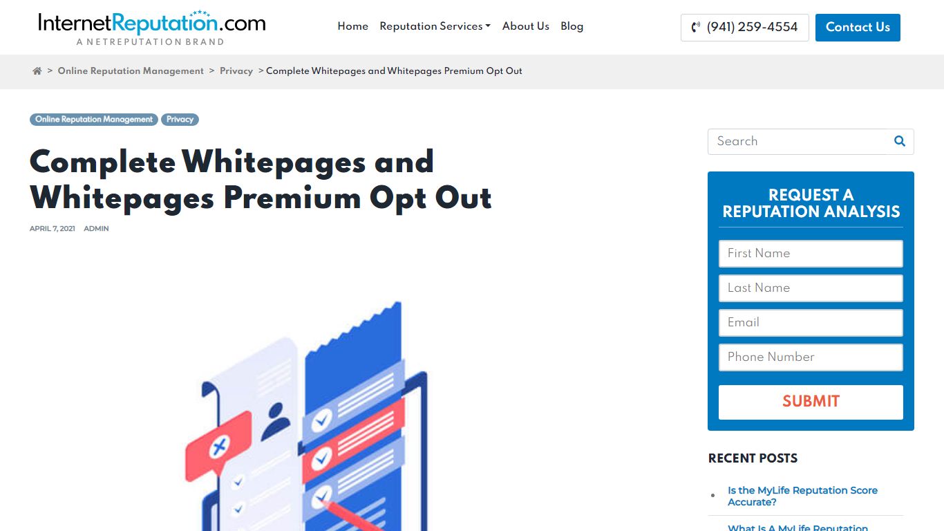 Complete Whitepages and Whitepages Premium Opt Out